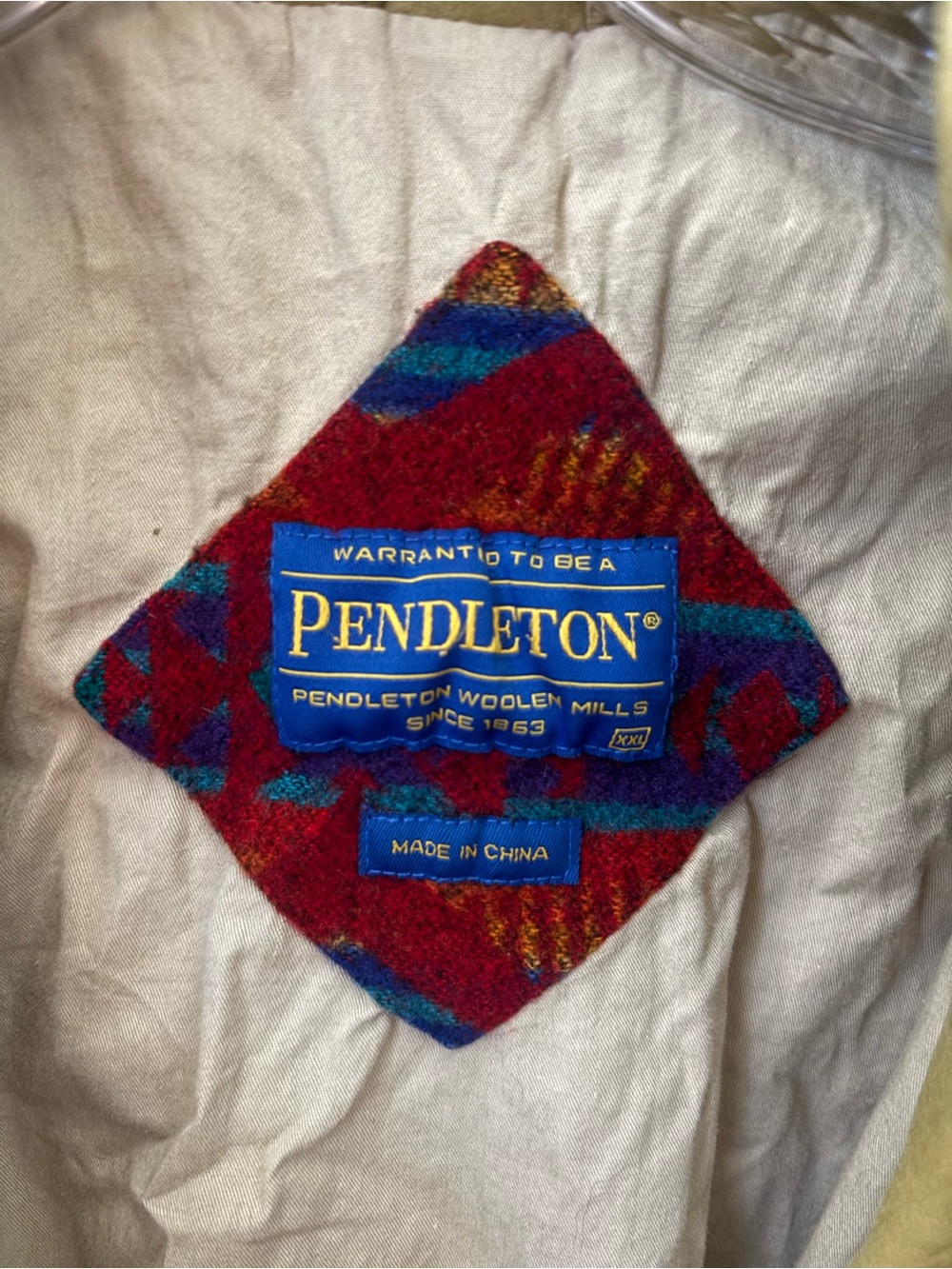 Vintage Pendleton Buffalo Leather Jacket - Picture 3 of 4